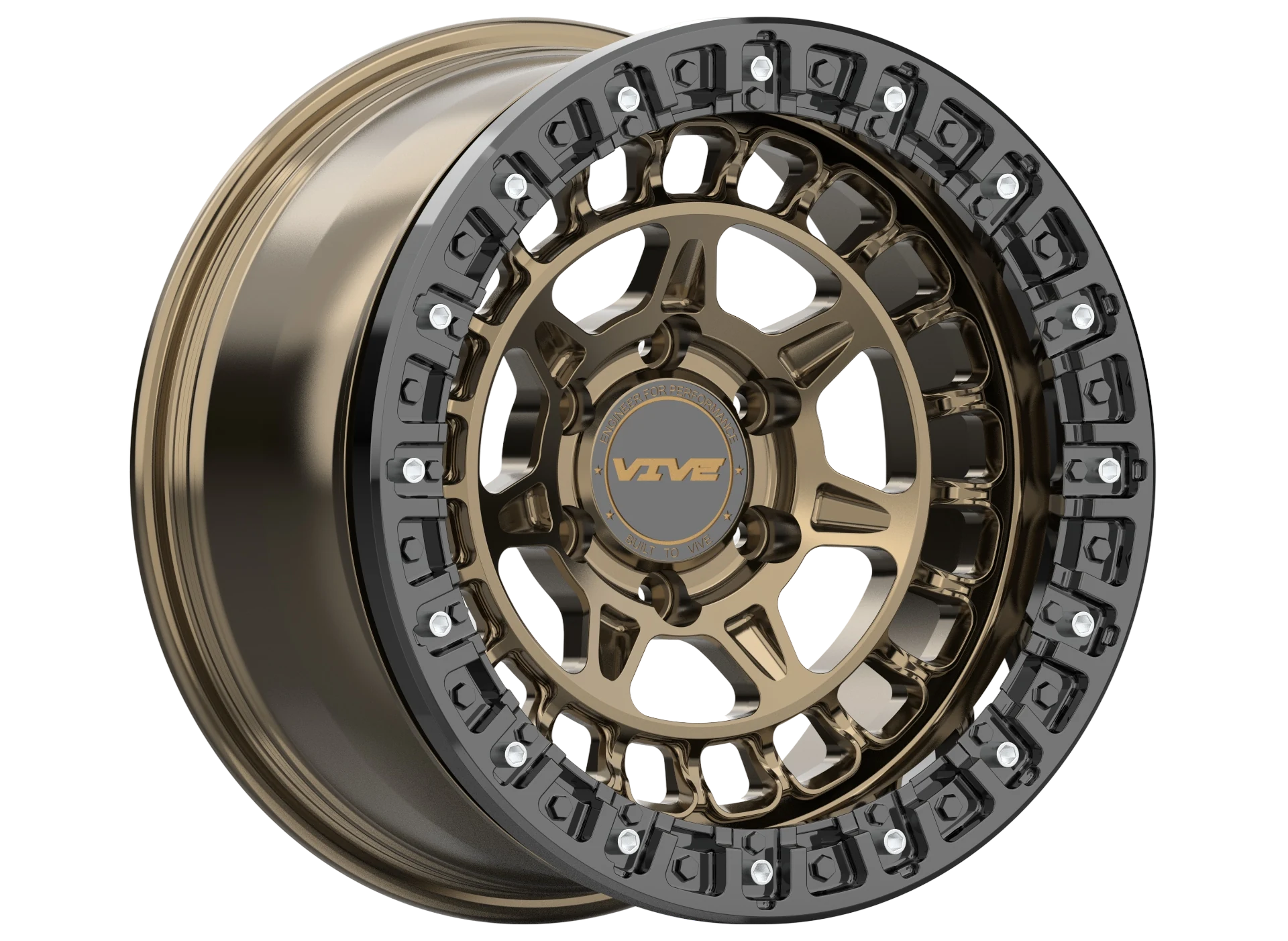 VIVE VV1R gold forged wheel